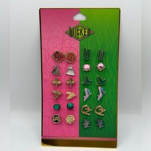 Wicked Themed Earring Set of 12 pairs NwT